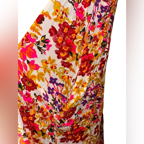 Natural Life Boho Full Length Sleeveless Floral Maxi Dress Size Large/XL - Picture 6 of 6